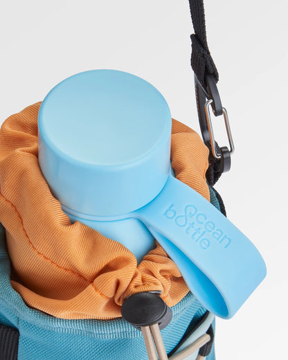 Refresh Hybrid Bottle Bag - Arctic/Retro Orange - Flatlay