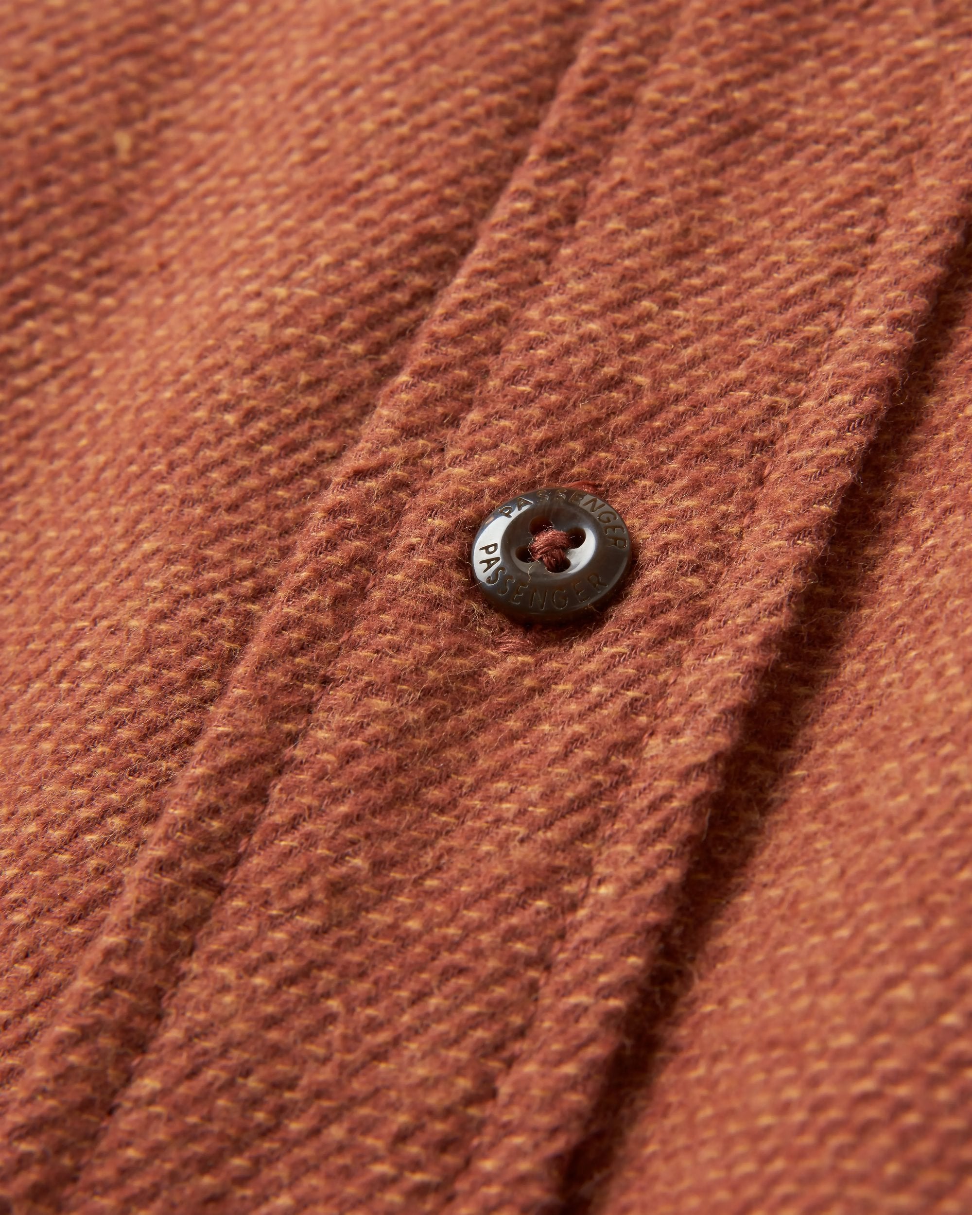 Backcountry Flannel Shirt - Cappuccino/Dusty Ochre - Flatlay