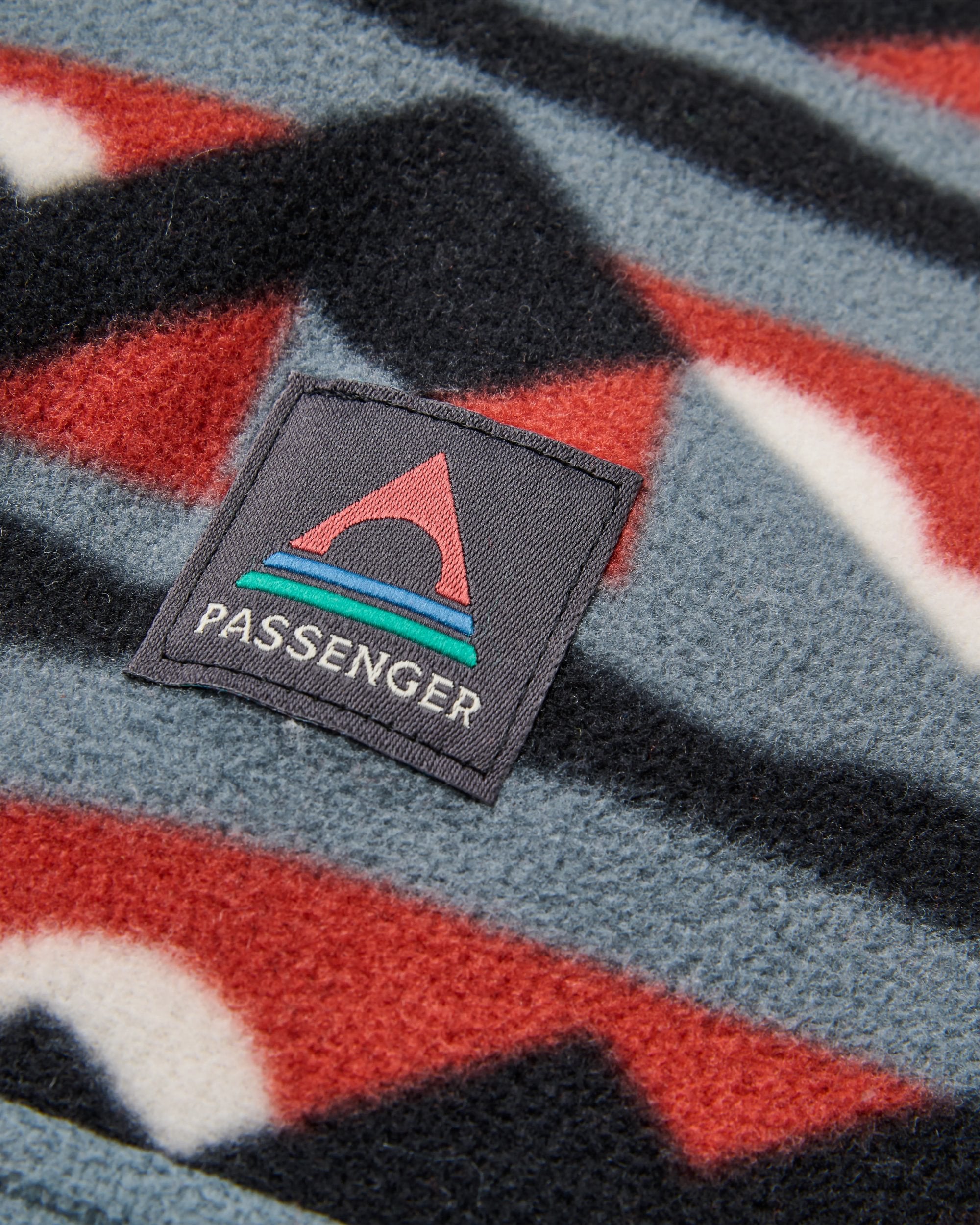 Set Off Recycled Polar 1/4 Zip Fleece 2.0 - Views Storm Grey - Flatlay