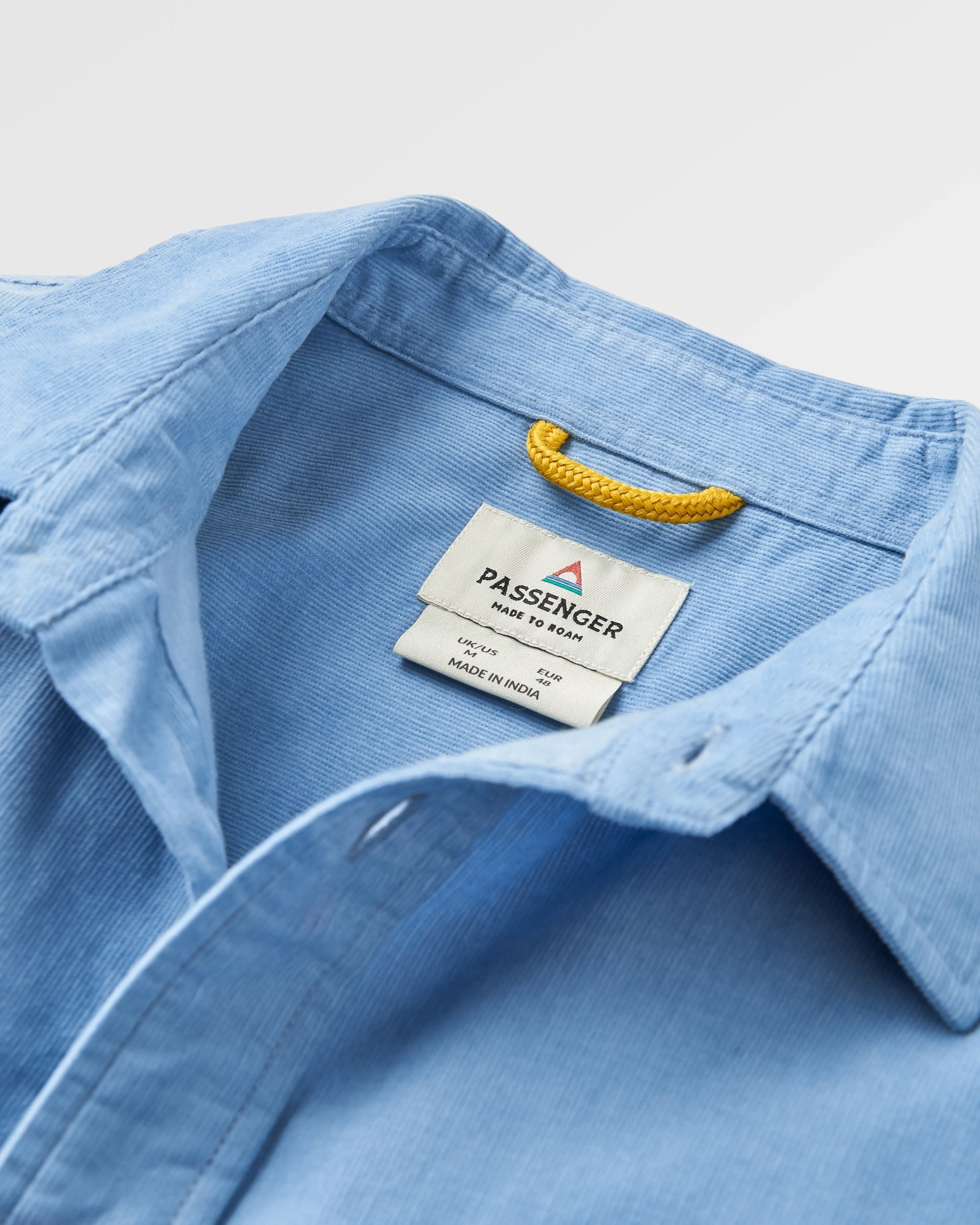 Backcountry Cord Light Shirt - Faded Denim - Flatlay