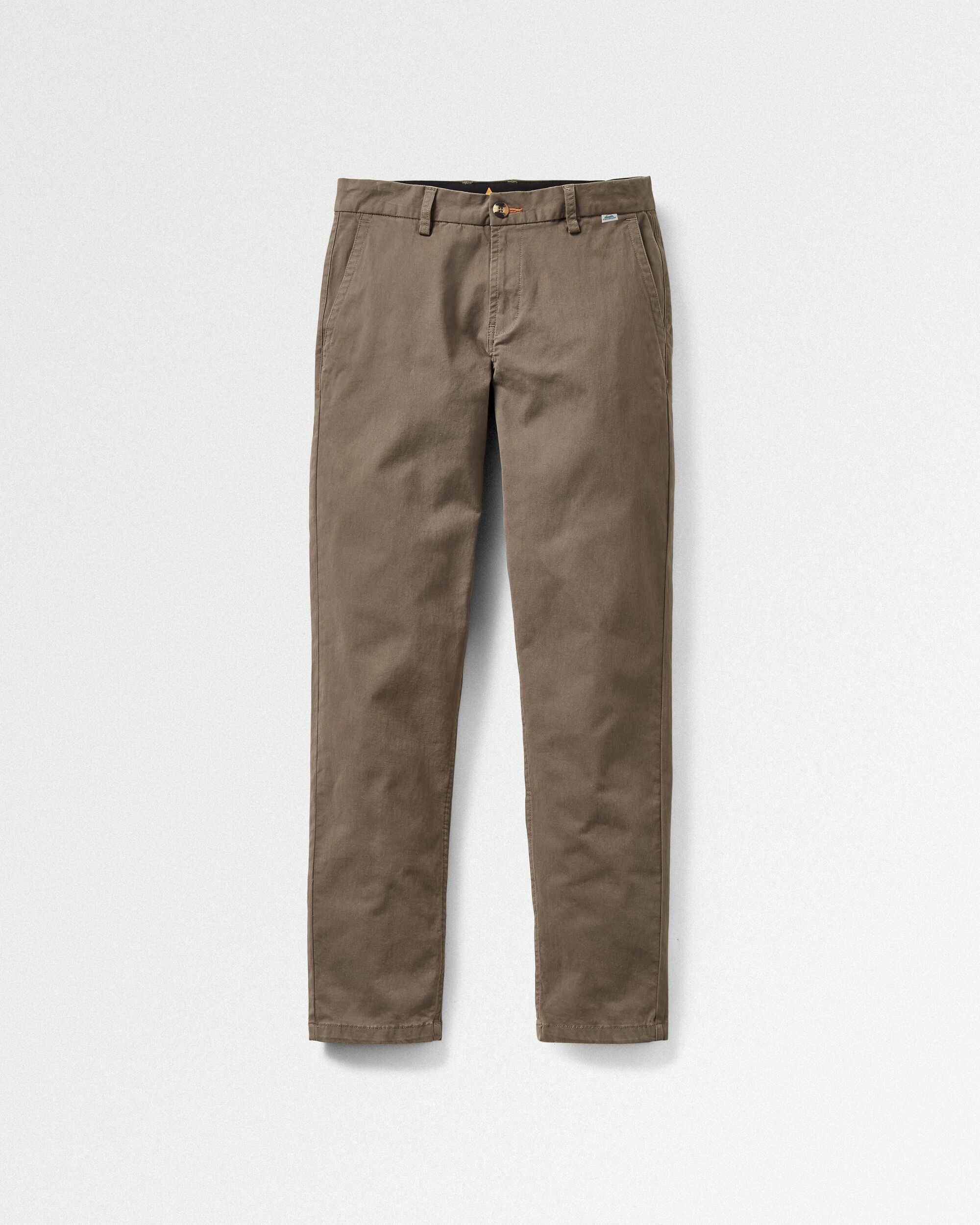 365 Organic Cotton Trouser - Dusty Olive - Flatlay