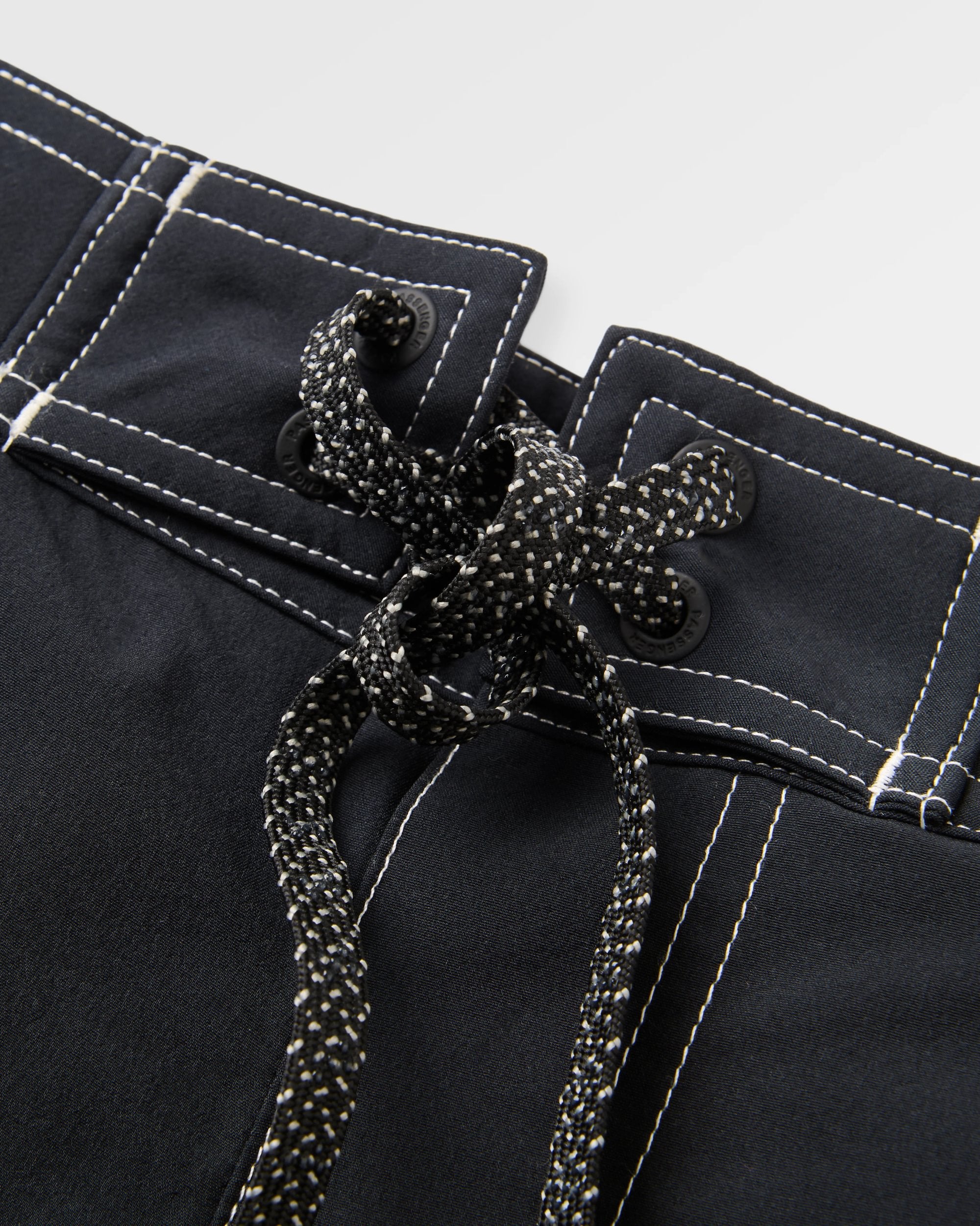 Rialto 16" Boardshort - Black - Flatlay