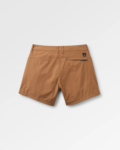 365 Trail Roll Up Short - Toffee - Flatlay