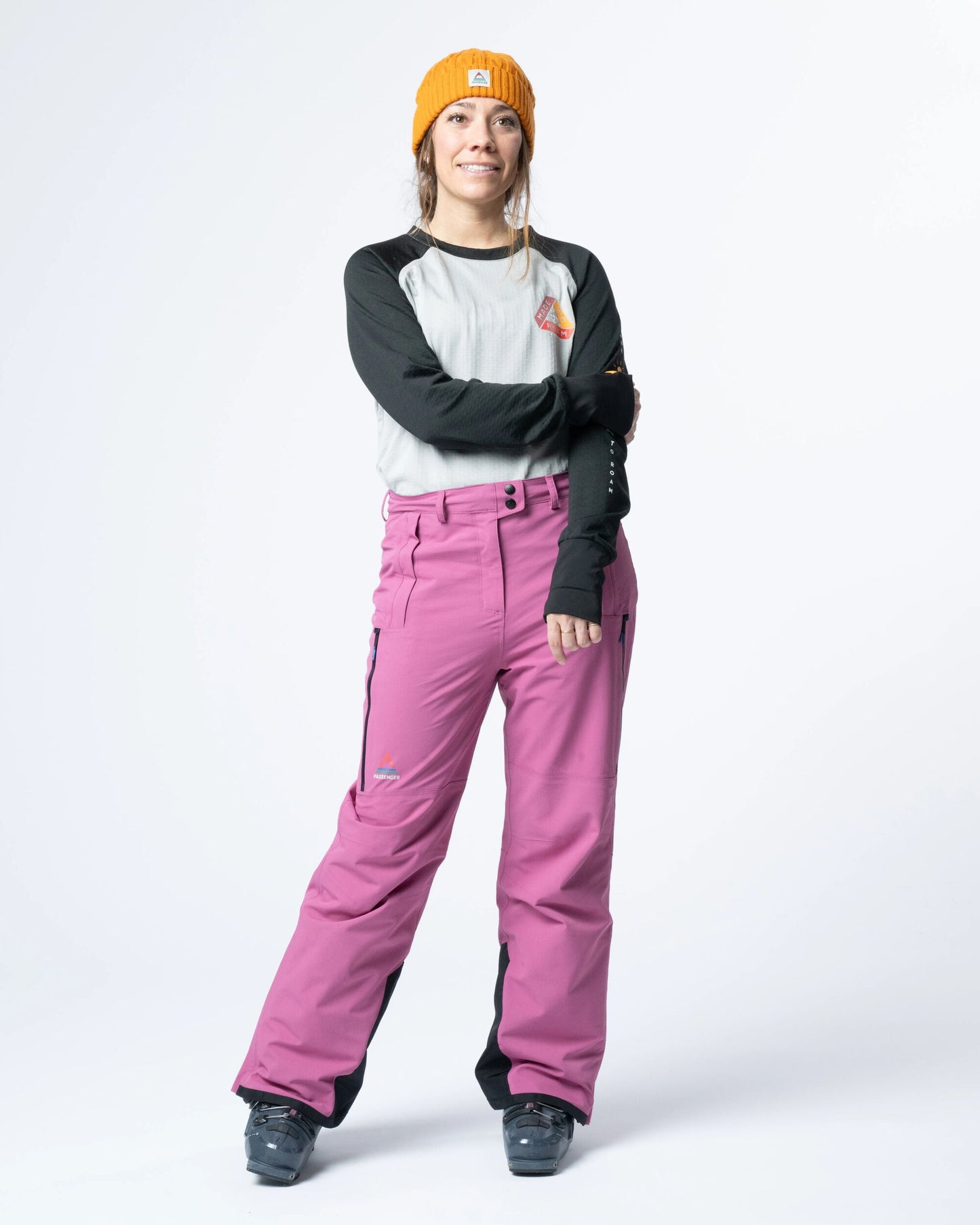 Snowscape Women's Recycled Pant - Mauve Haze