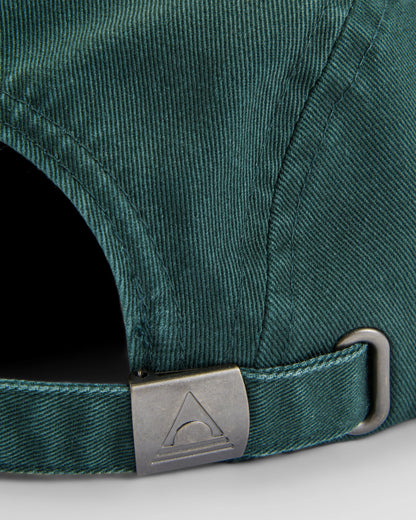 Roamer Recycled 5 Panel Cap - Dark Fern  - Flatlay