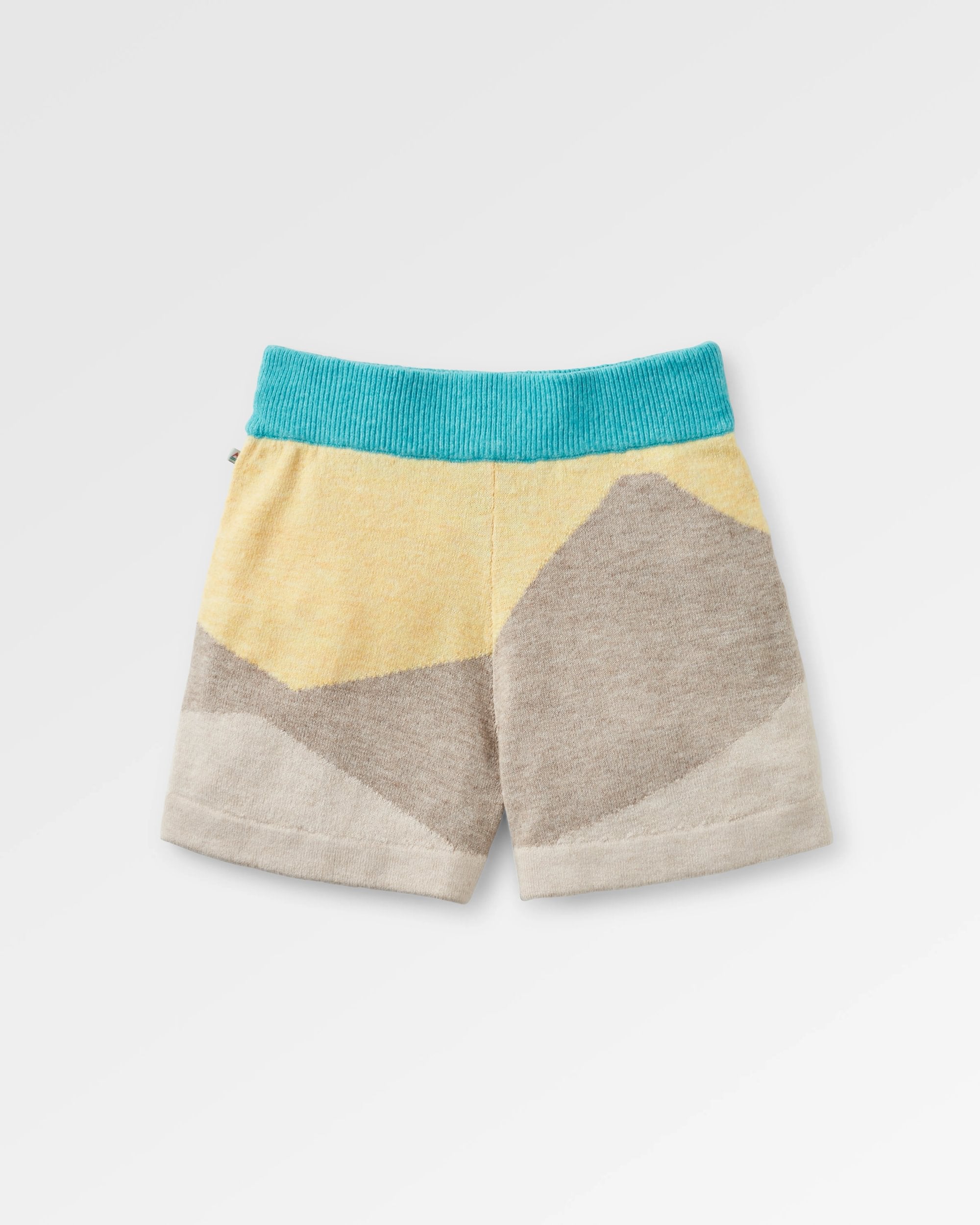 Scenic 'Light' Organic Cotton Knitted Short - Scenic Yellow - Flatlay