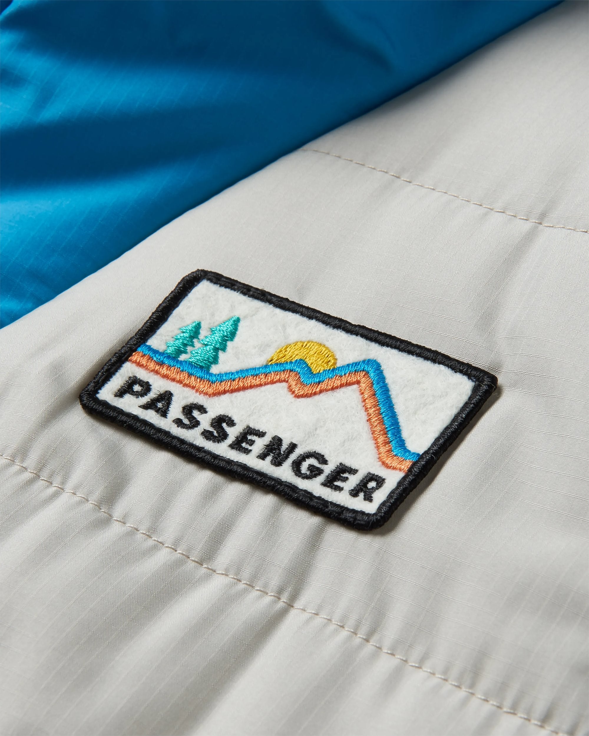 Ocean Recycled Insulated 1/2 Zip Jacket - Pebble Grey - Flatlay