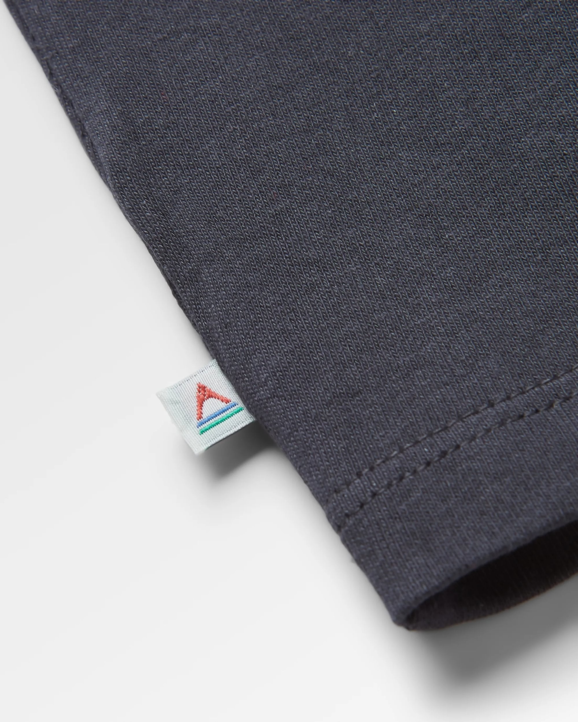 Sunray Recycled Cotton T-Shirt - Black - Flatlay