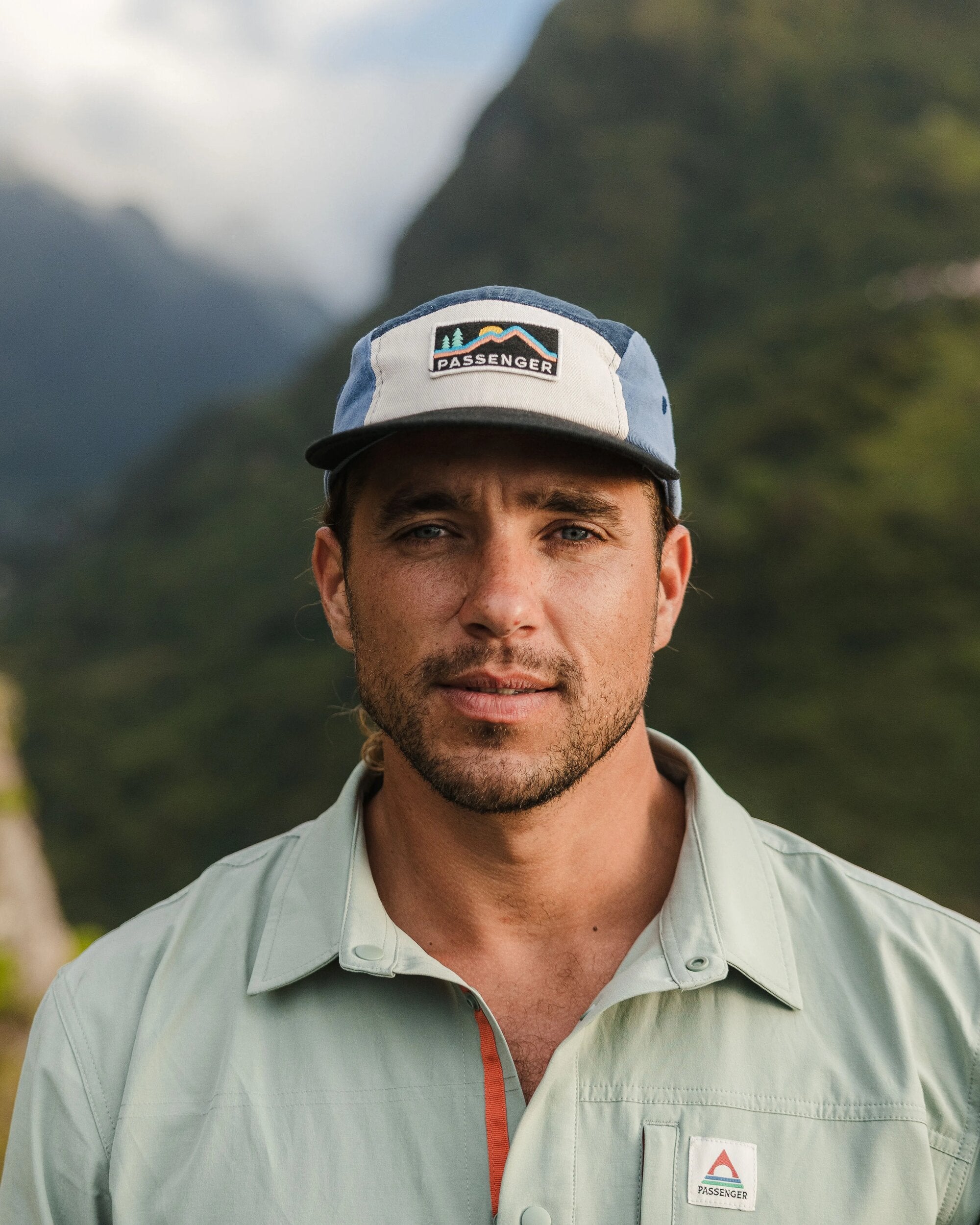 Made To Roam Recycled 5 Panel Cap - Charcoal Multi - Lifestyle - Male