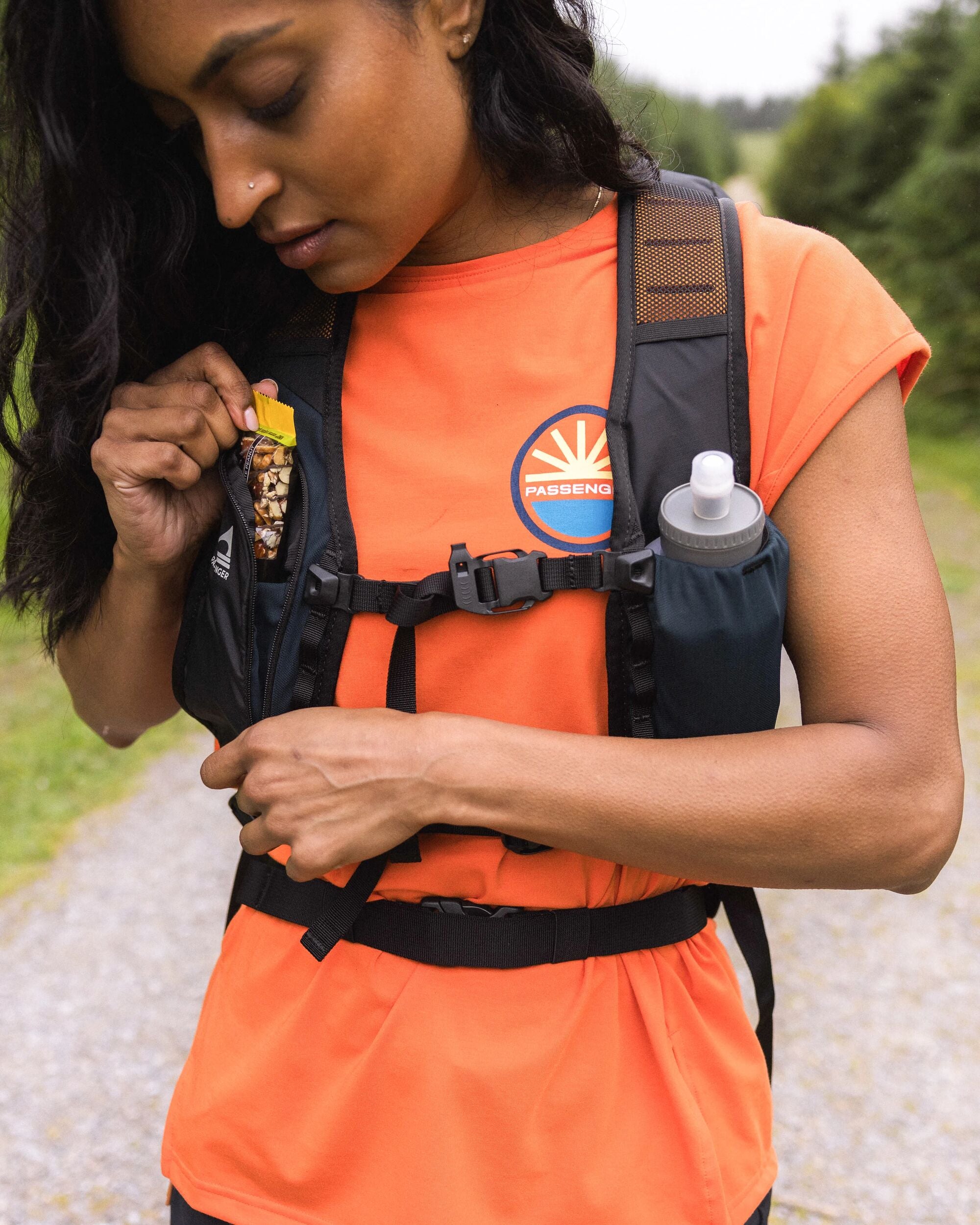 Trailscape Recycled 18L Backpack - Black - Lifestyle - Female