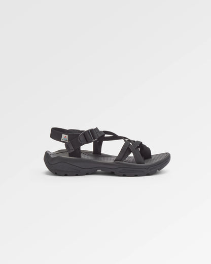 Atlas Roam Sandal - Black - Flatlay
