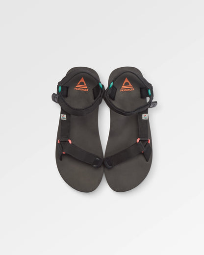 Monterey Sandal - Black - Flatlay