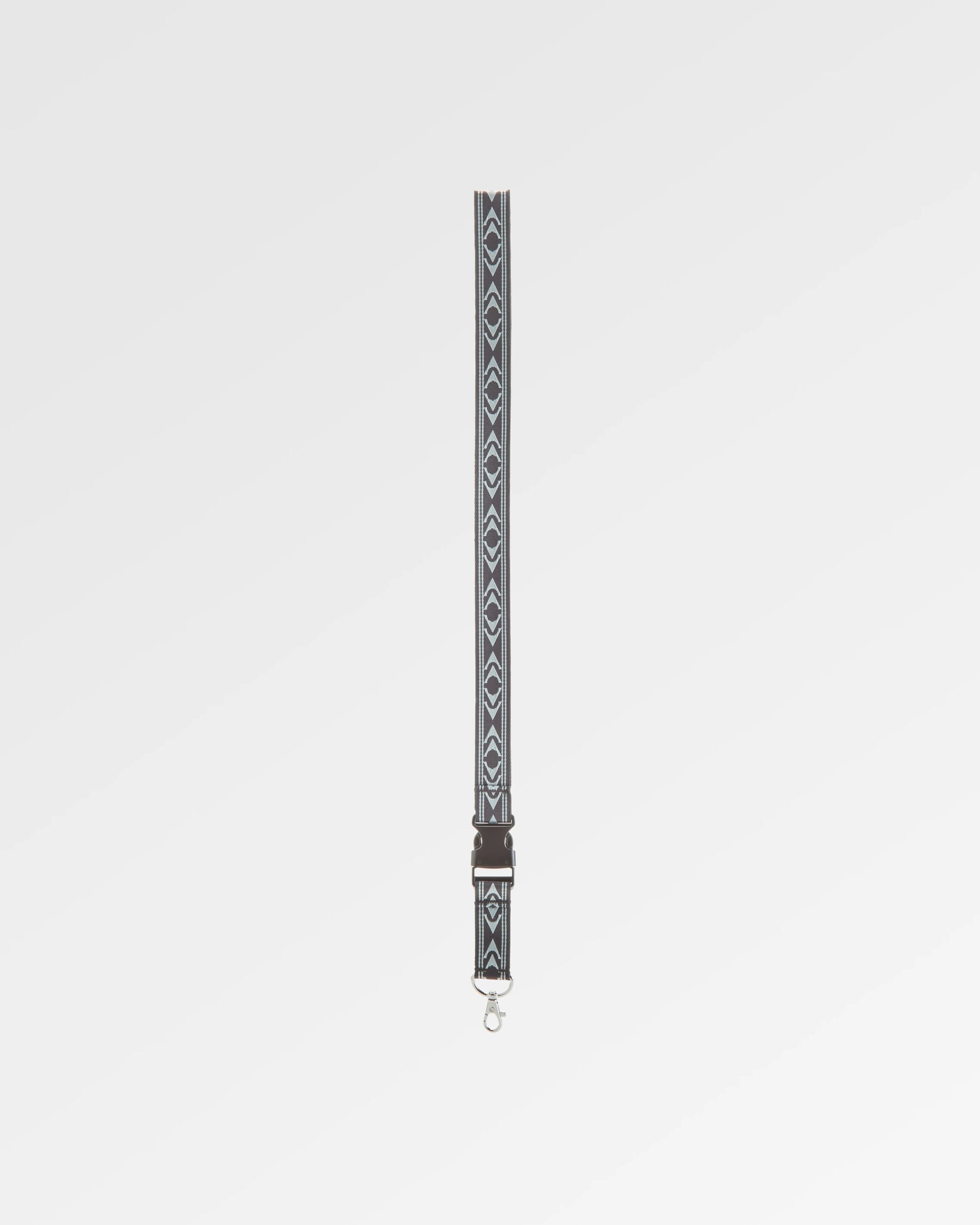 Travel Lanyard - Stepping Stone - Surf Spray/Charcoal - Flatlay