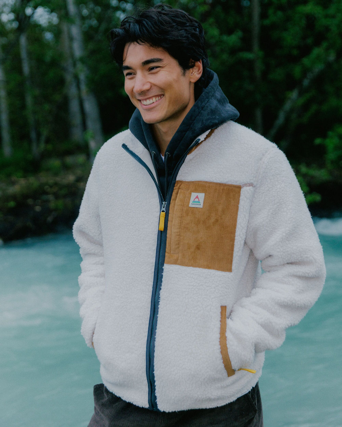 Trekker Deep-Pile Sherpa Fleece - Warm Ivory - Lifestyle