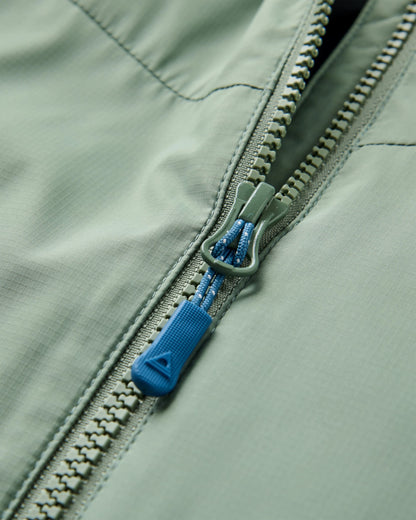 Shasta Lightweight Recycled Thermore® Hoodless Jacket - Pistachio - Flatlay