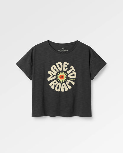 Easy Days Organic Cotton T-Shirt - Black - Flatlay