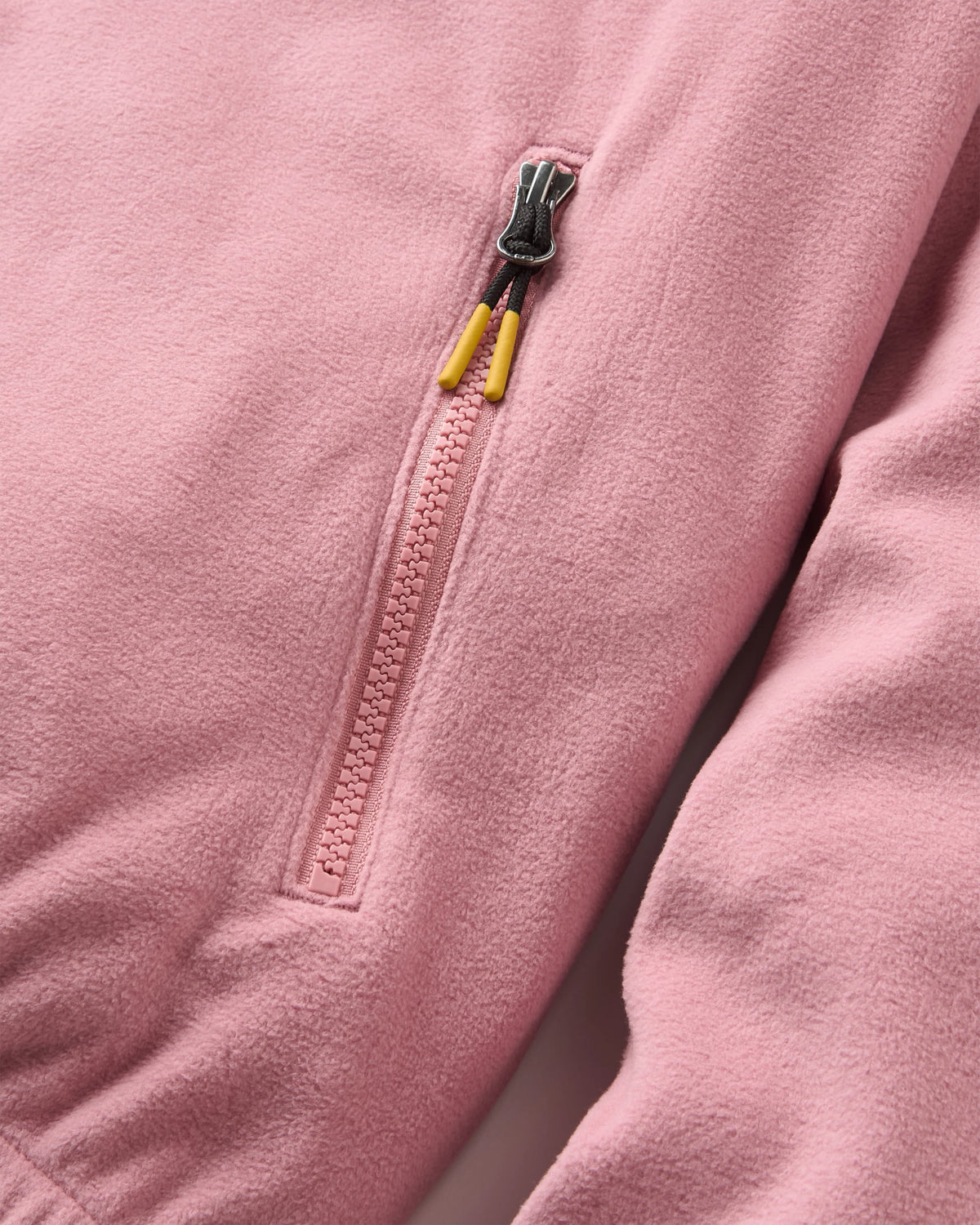 Ayla Micro Polartec® 1/4 Zip Fleece - Pink Haze - Flatlay