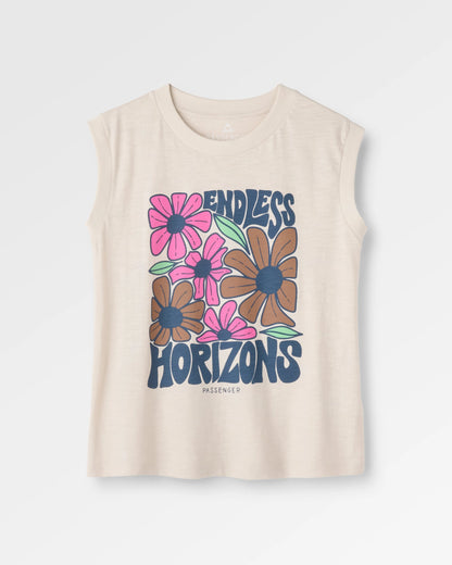 Endless Horizons Vest - White Sand - Flatlay