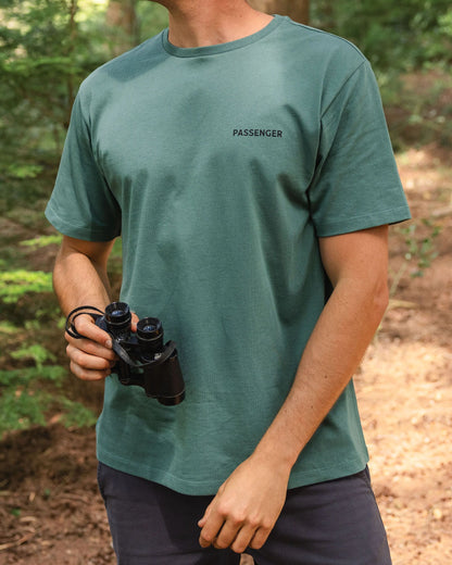 Roamer Recycled Cotton T-Shirt - Deep Ocean - Lifestyle