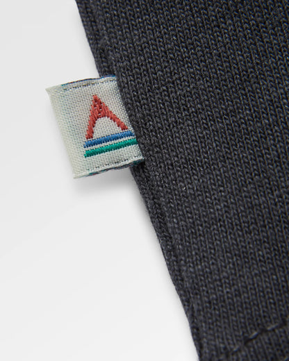 Roamer Men's Recycled Cotton T-Shirt - Black - Flatlay