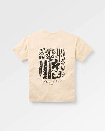 Men's Roam Further T-Shirt - Birch - Flatlay