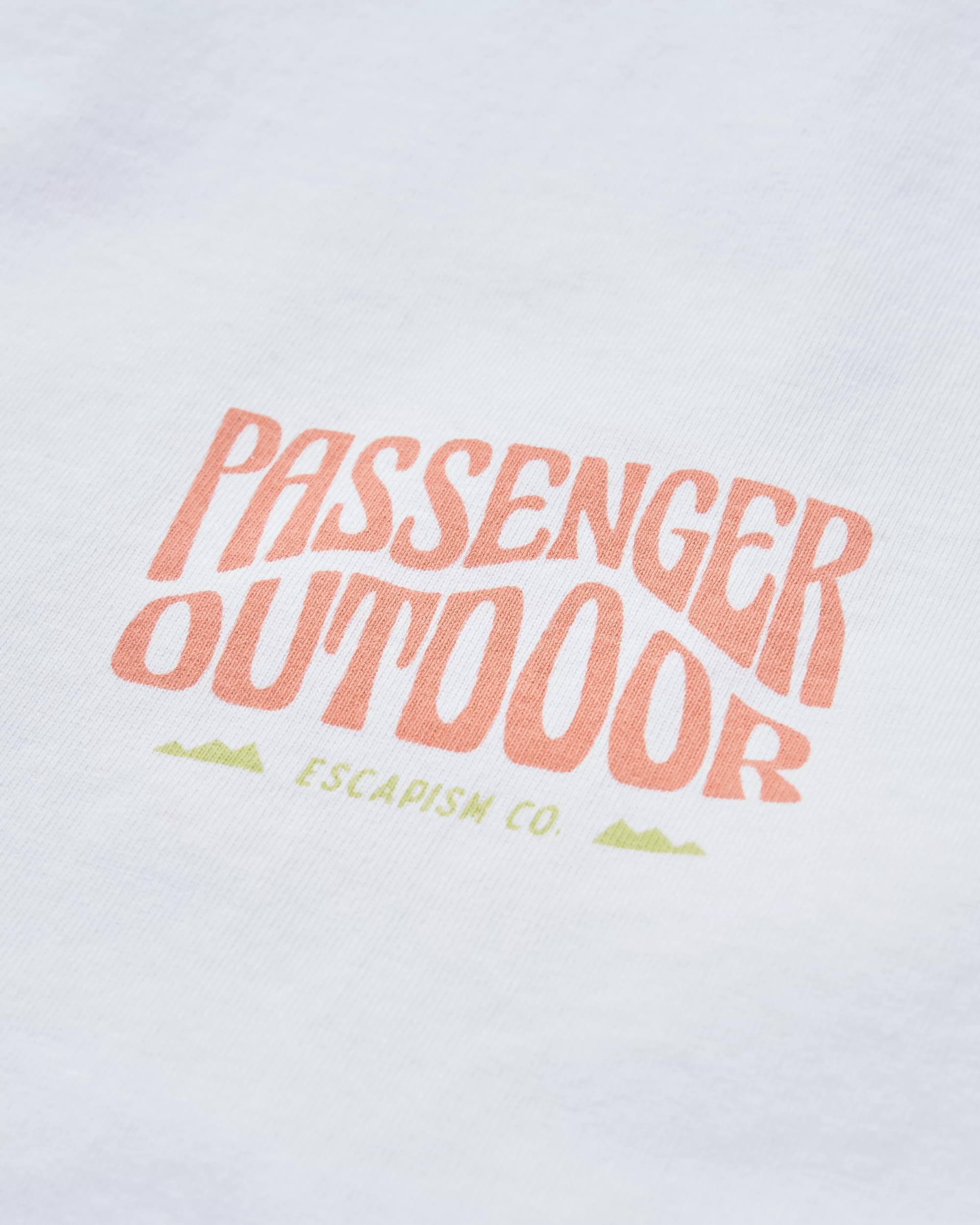 Yuca Recycled Relaxed Fit T-Shirt - White - Flatlay