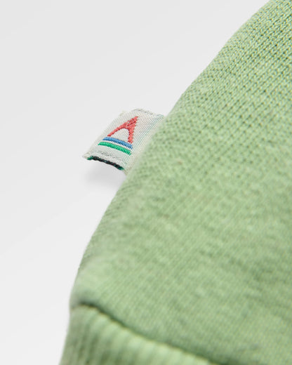 Dune Oversized Hoodie - Stem Green Marl - Flatlay