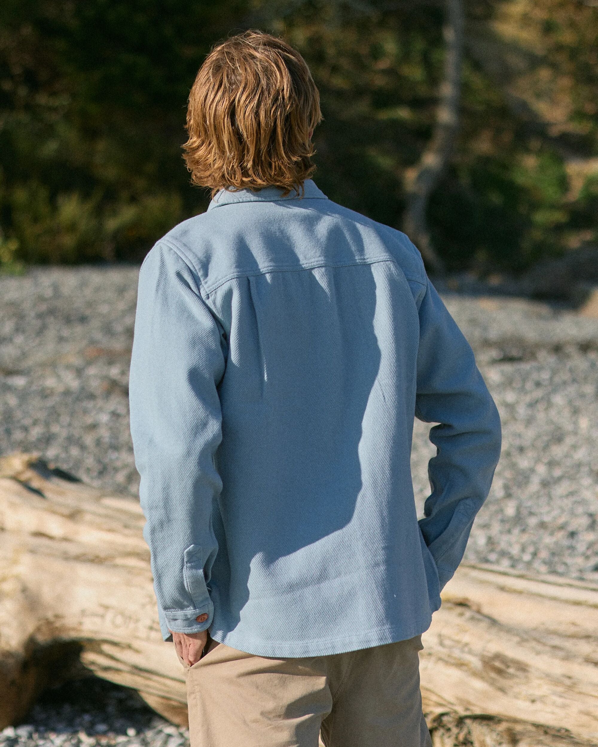 Island Twill Shirt - Faded Denim - Lifestyle