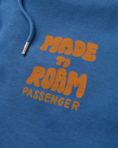 Explore Beyond Relaxed Fit Hoodie - Blue Navy - Flatlay