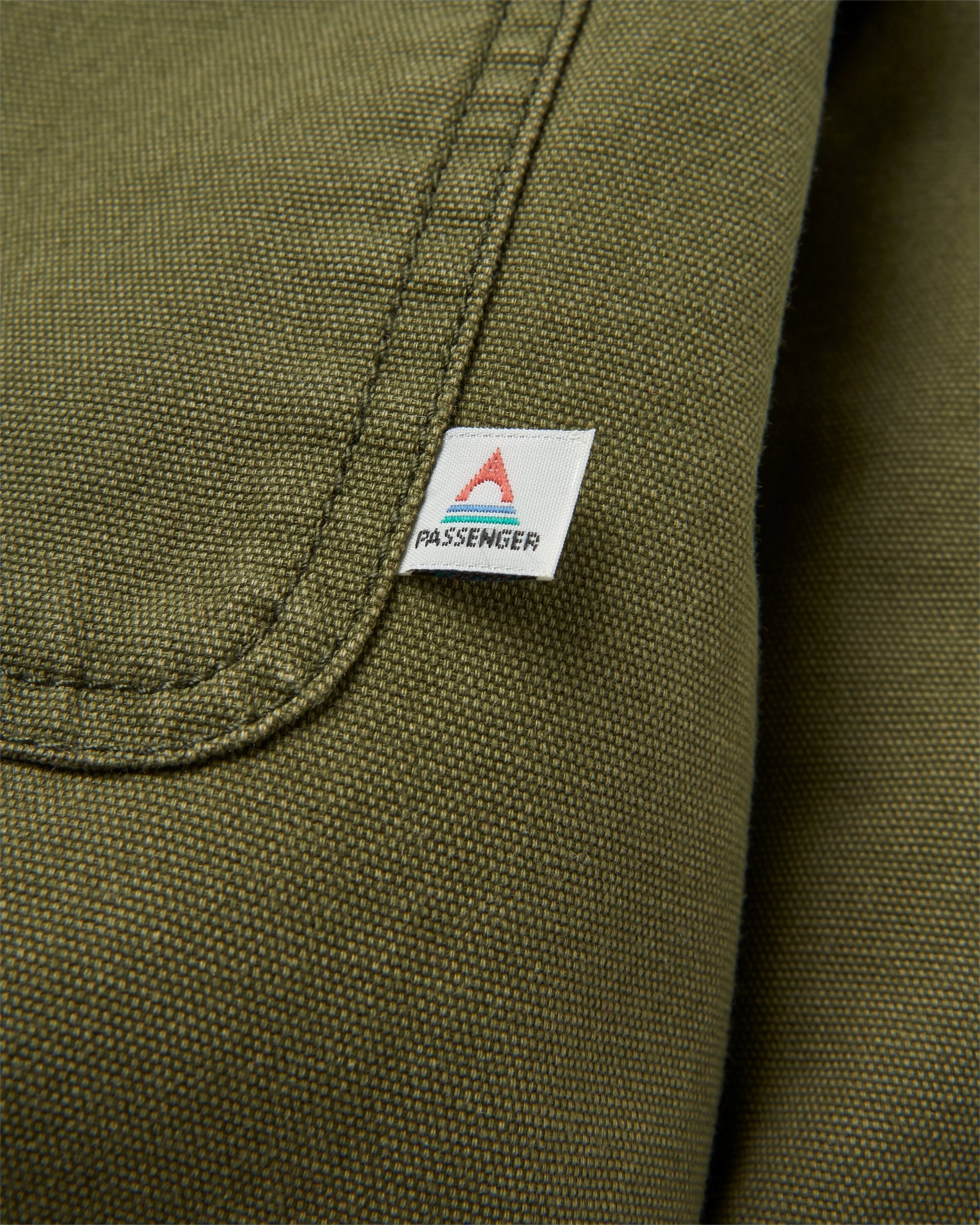 Falcon Organic Cotton Jacket - Khaki - Flatlay