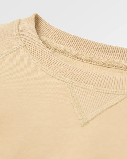Odyssey Organic Cotton Sweatshirt - Stone - Flatlay