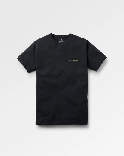 Classic Wordmark Regular Fit T-Shirt - Black - Flatlay