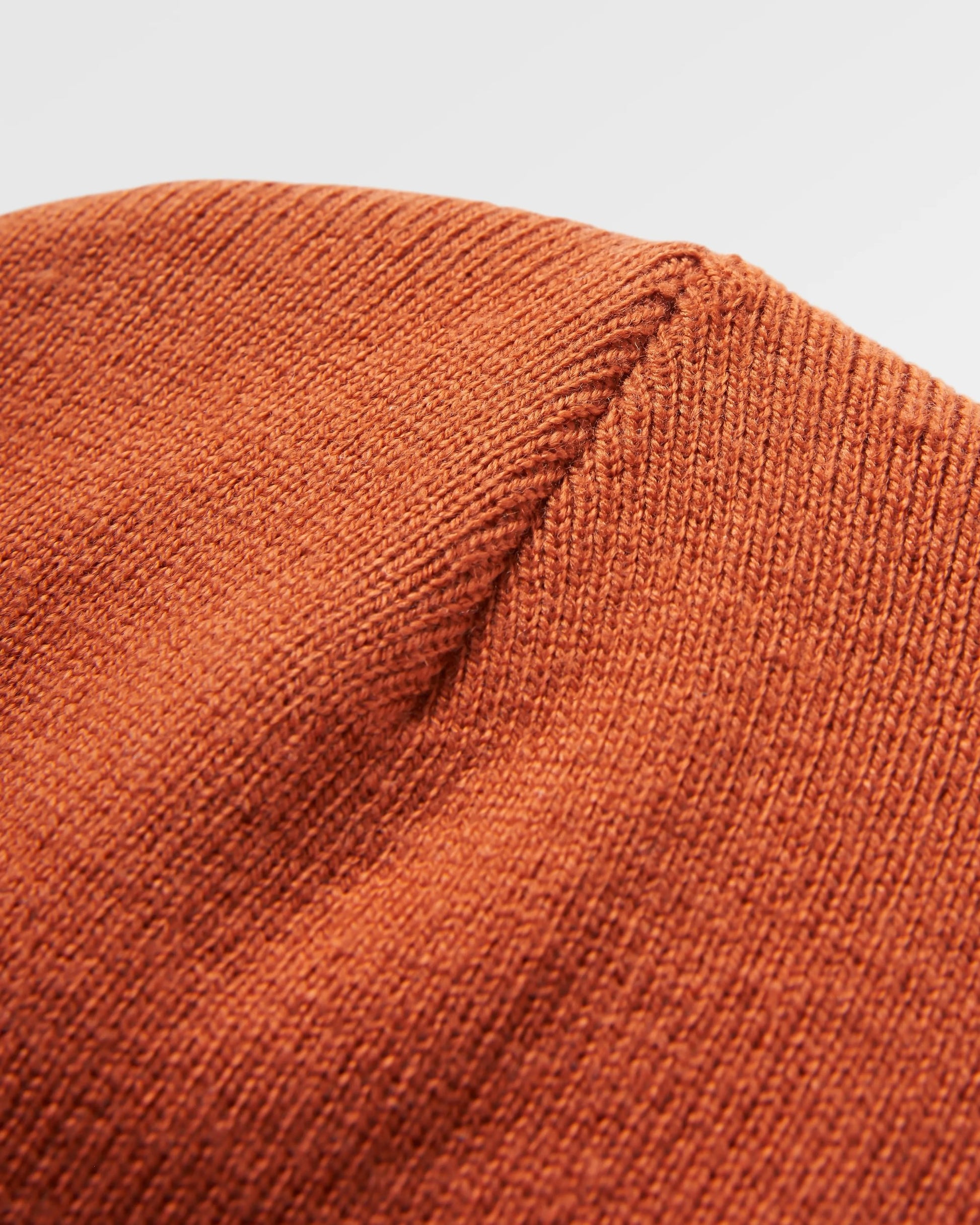 Core Recycled Low-Top Beanie - Burnt Orange