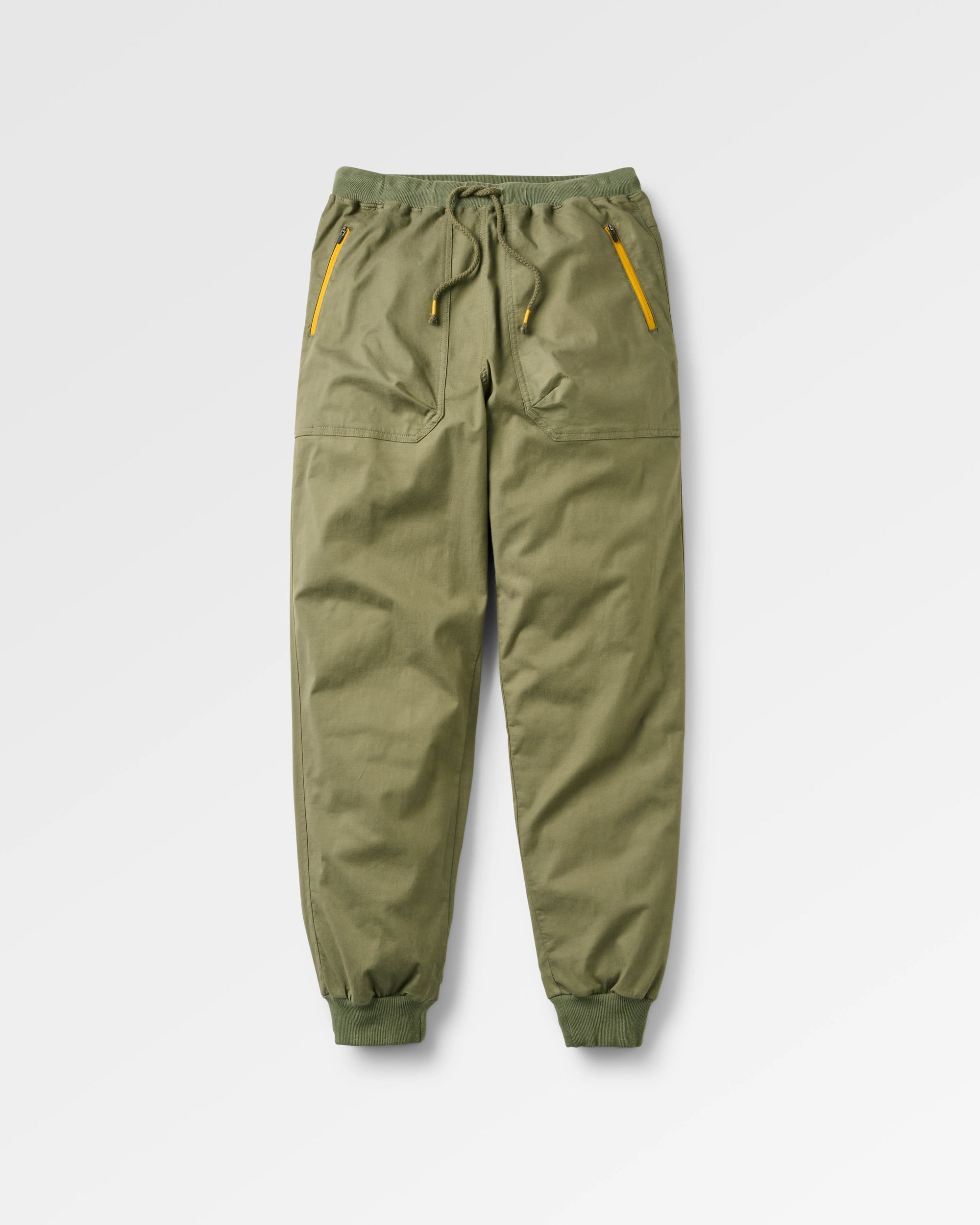 Hydrilla High Waisted Jogger - Dusty Olive - Flatlay