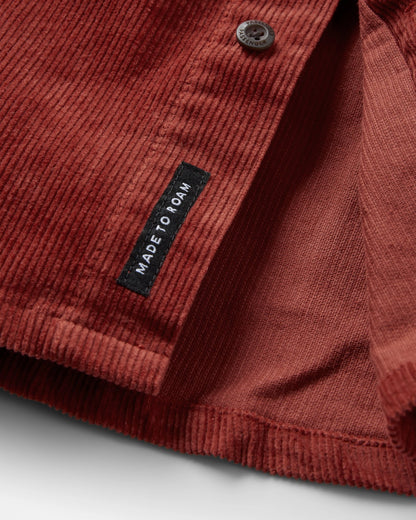 Backcountry Cord Shirt - Red Ochre