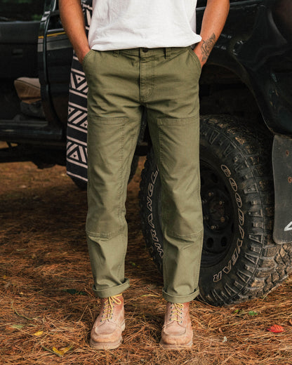 Vantage Organic Cotton Trouser - Khaki - Lifestyle