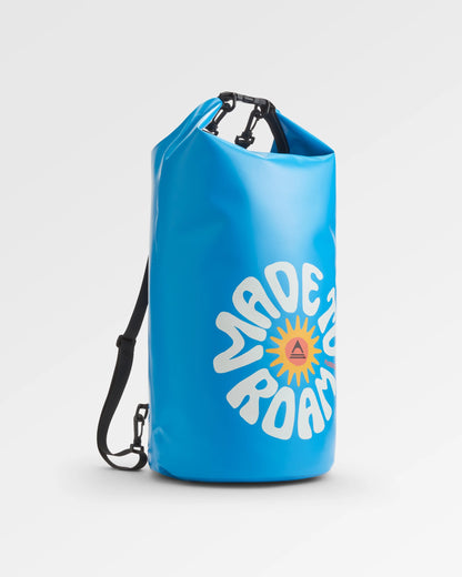 Tide 30L Recycled Dry Bag - Bluejay - Flatlay