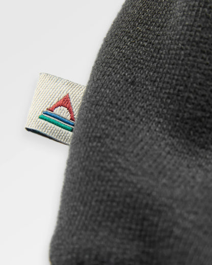 Heritage Relaxed Fit Full Zip Hoodie - Black - Flatlay