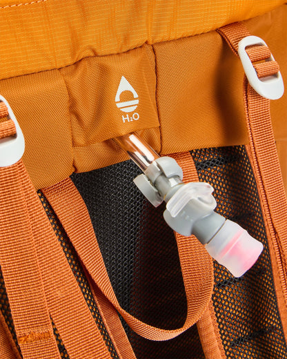 Trailscape Recycled 30L Backpack - Sunrise Orange - Flatlay