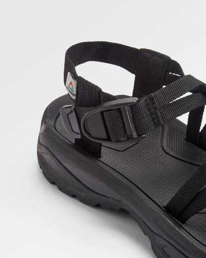 Atlas Roam Sandal - Black - Flatlay