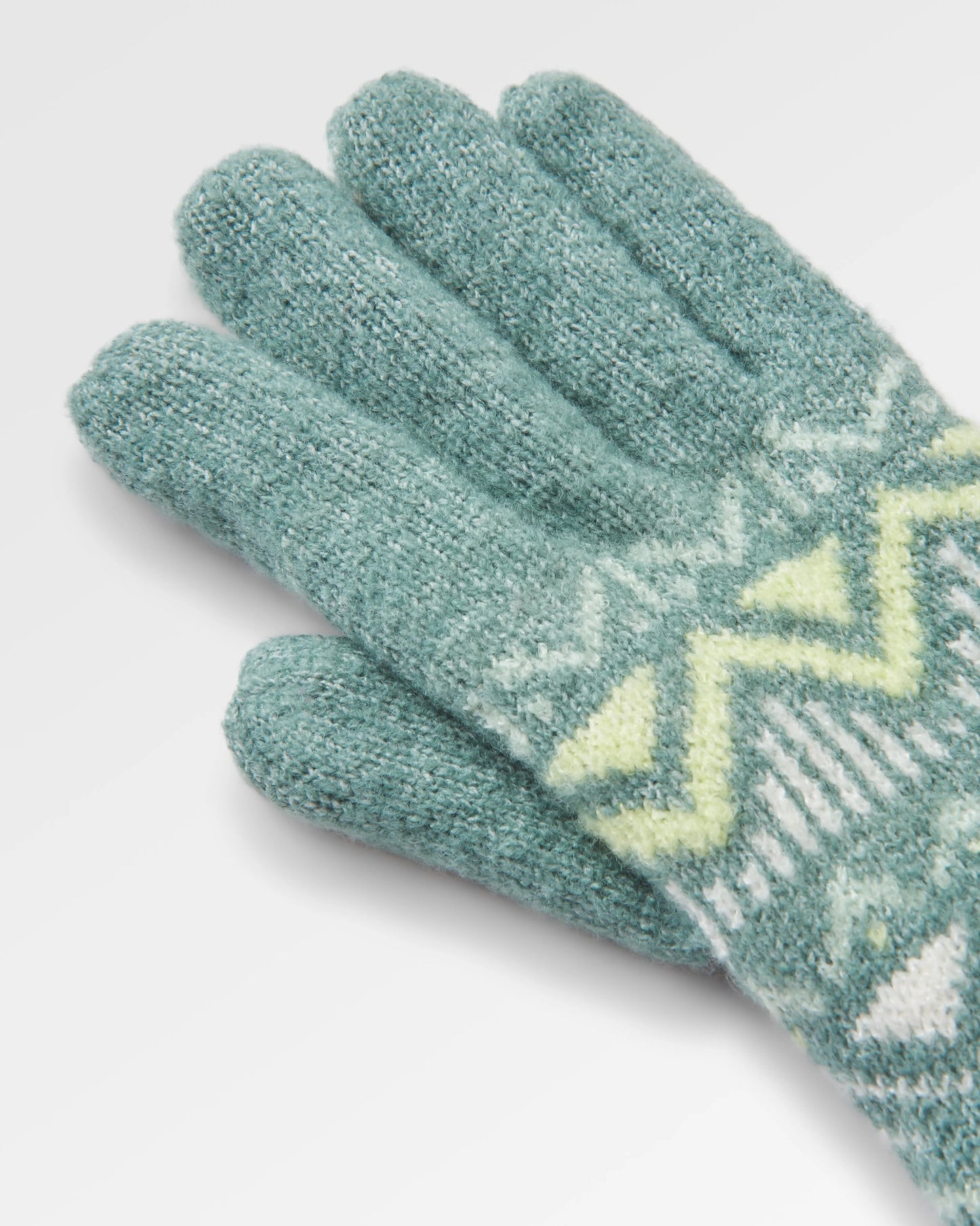 Nettle Recycled Knitted Gloves - Arctic