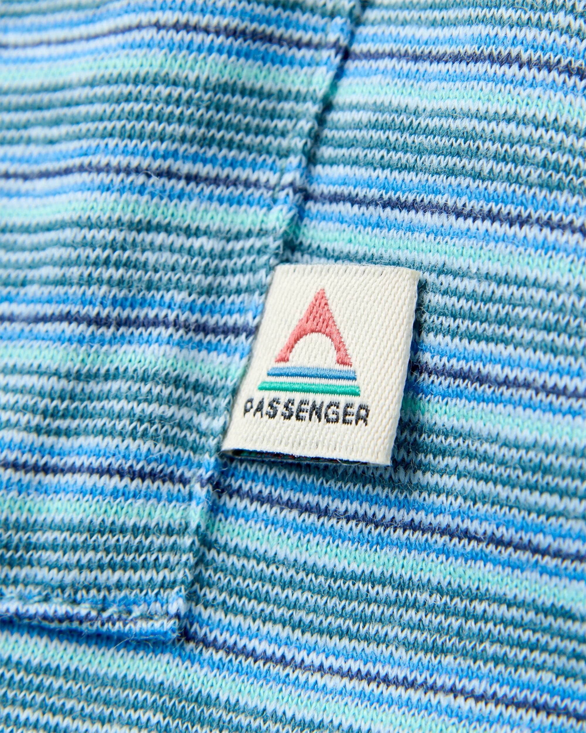 Sunscape Stripe Pocket T-Shirt - Mediterranean - Flatlay