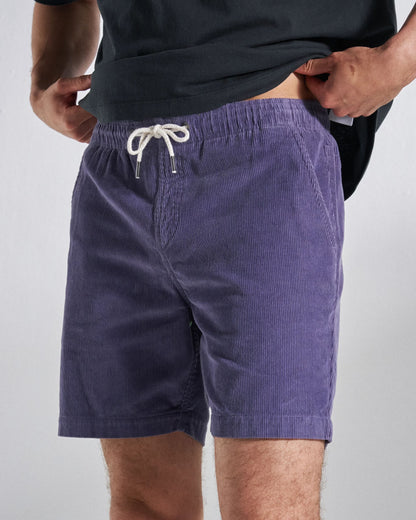 Drifter Cord Short - Heather - Studio Model