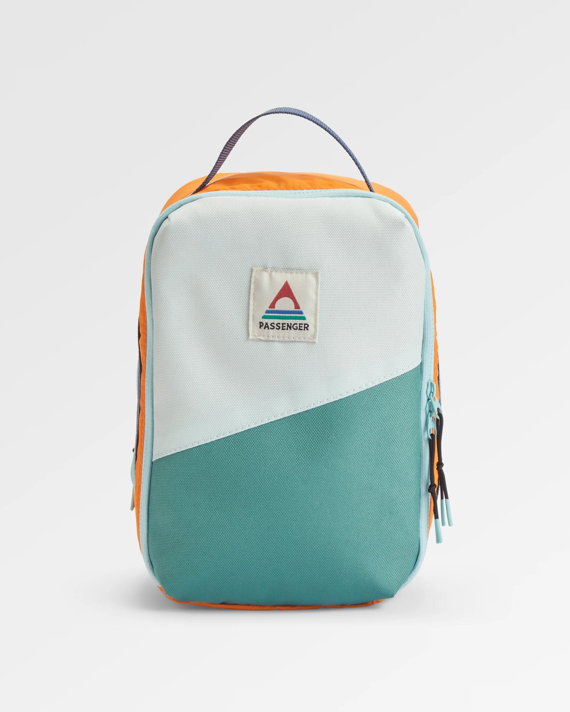 Packing Cube 4L - Spearmint/Deep Ocean - Flatlay