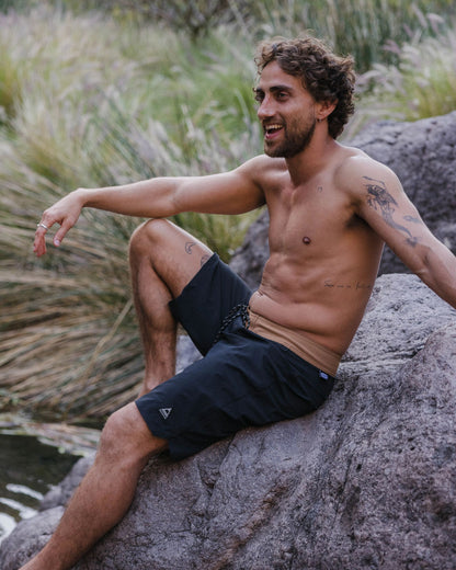 Cruiser NetPlus® Recycled 21" Boardshort - Black - Lifestyle