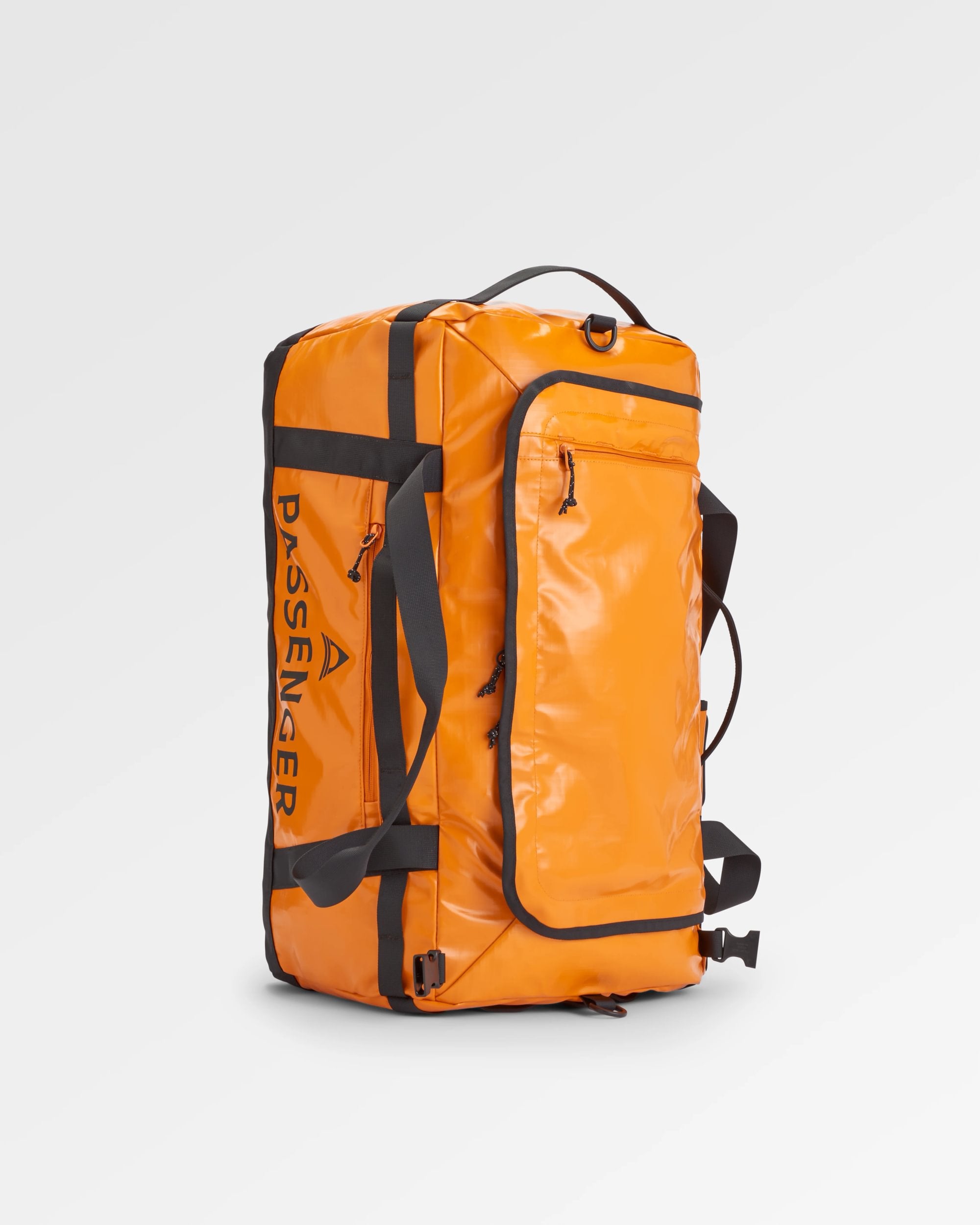 Roamer Recycled 60L Duffel Bag - Sunrise Orange - Flatlay