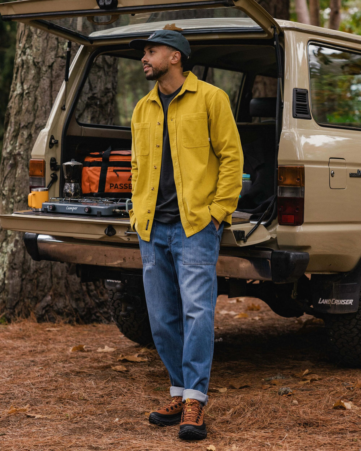 Backcountry Cord Shirt - Heritage Yellow - Lifestyle
