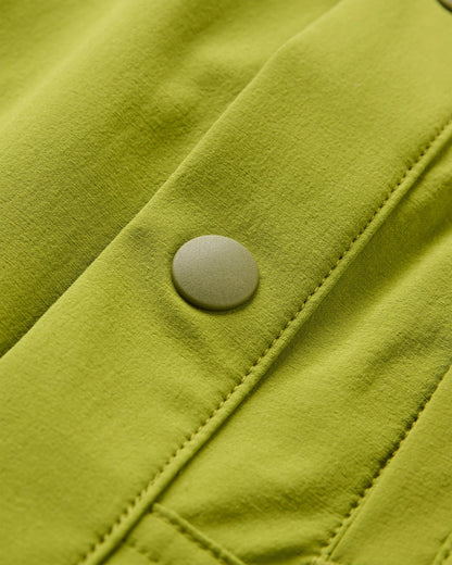Traveller Short Sleeve Stretch Shirt - Tea Green - Flatlay
