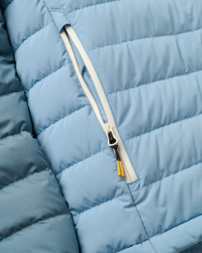 Northstar Down Jacket - Stormy Blue/Faded Denim - Flatlay