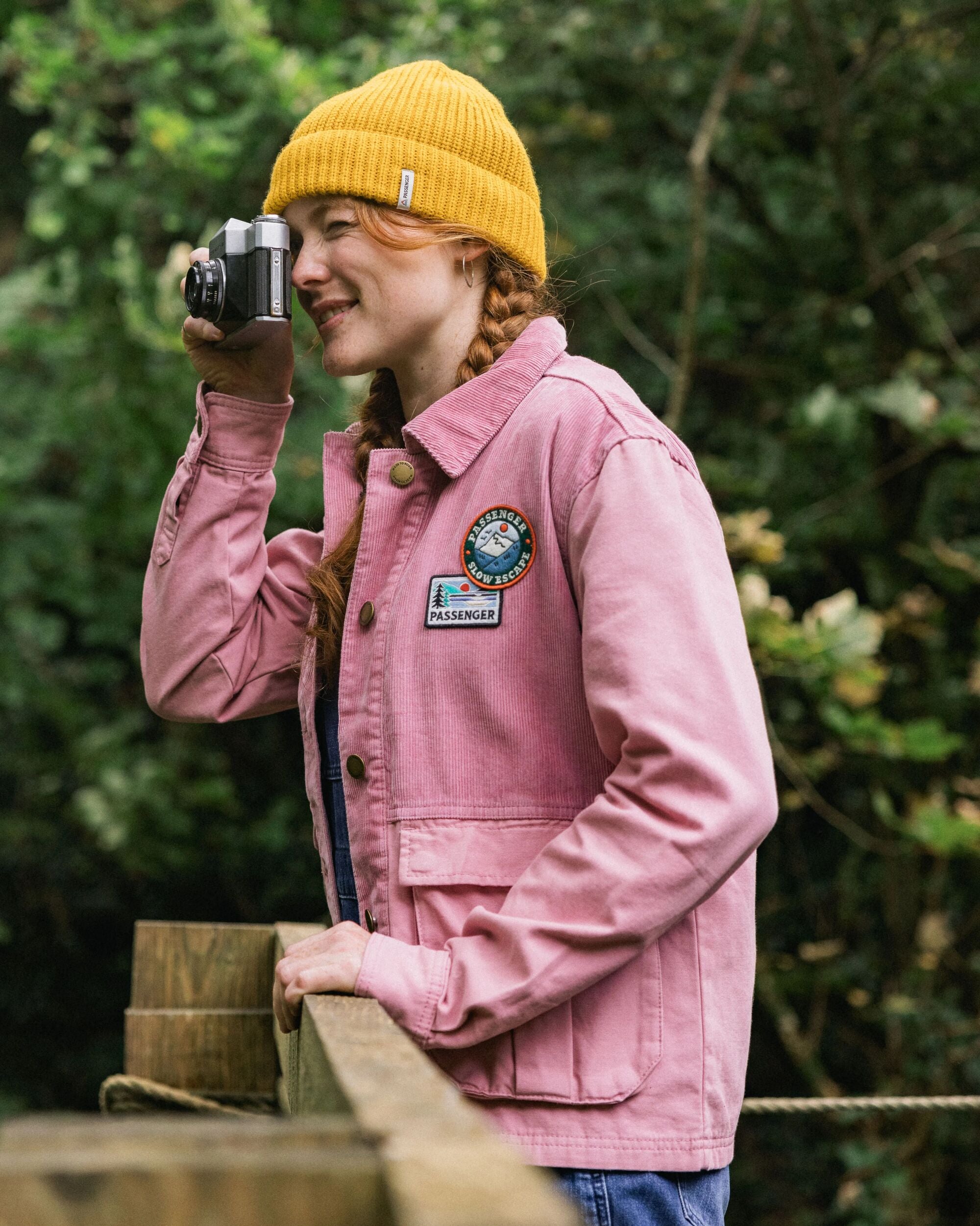 Nomad Corduroy Overshirt - Pink Haze - Lifestyle